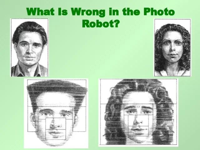 What Is Wrong in the Photo Robot?