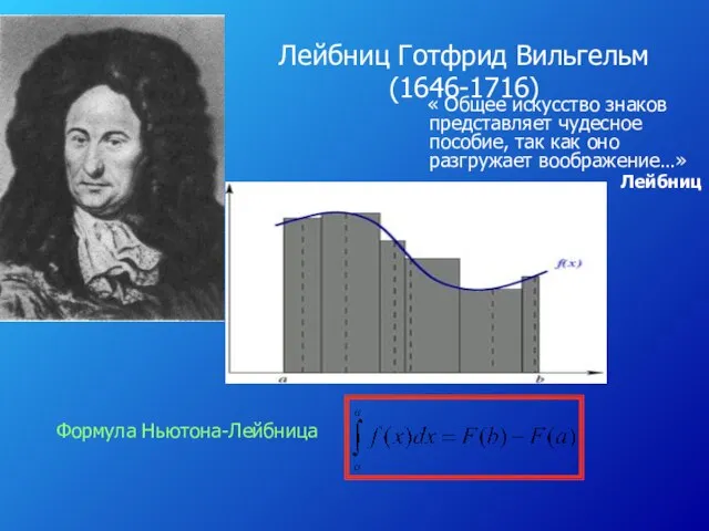 Лейбниц Готфрид Вильгельм (1646-1716) « Общее искусство знаков представляет чудесное пособие,