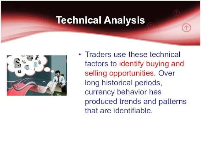 Technical Analysis Traders use these technical factors to identify buying and