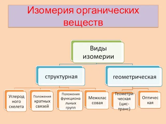 Изомерия органических веществ