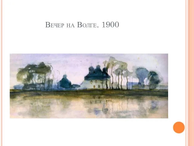 Вечер на Волге. 1900