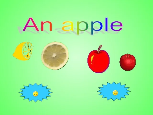 An apple