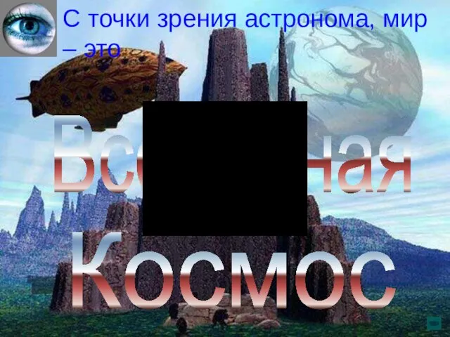 23.06.2006 год Нестерова Г.И. учитель нач.классов С точки зрения астронома, мир – это Вселенная Космос