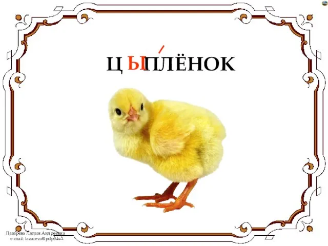 Ц…ПЛЁНОК Ы