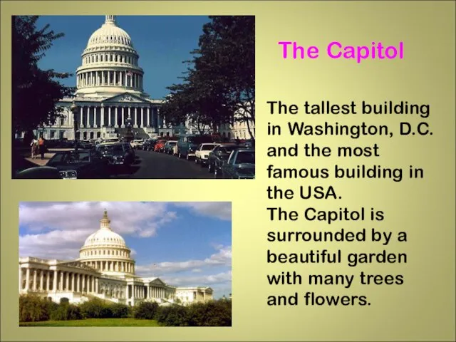 The tallest building in Washington, D.C. and the most famous building