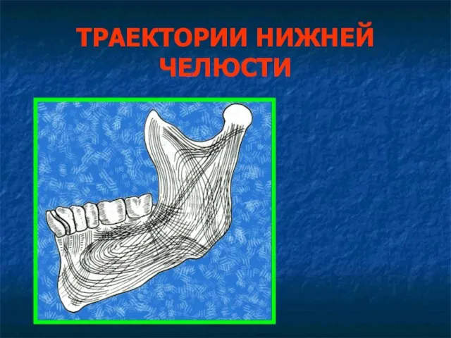 ТРАЕКТОРИИ НИЖНЕЙ ЧЕЛЮСТИ