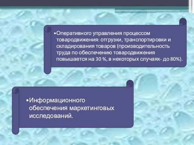 Оперативного управления процессом товародвижения: отгрузки, транспортировки и складирования товаров (производительность труда