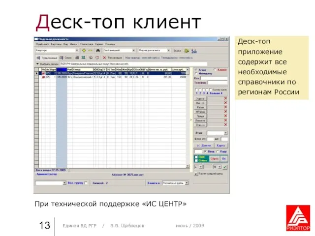 Деск-топ клиент Практика стиля / И. О. Фамилия Практика стиля /