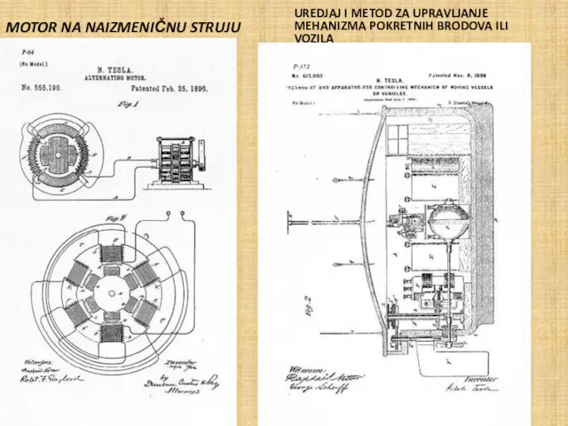 MOTOR NA NAIZMENIČNU STRUJU UREDJAJ I METOD ZA UPRAVLJANJE MEHANIZMA POKRETNIH BRODOVA ILI VOZILA