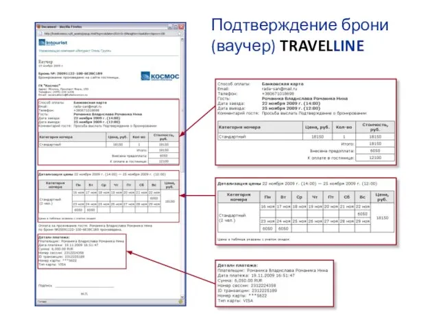 Подтверждение брони (ваучер) TRAVELLINE