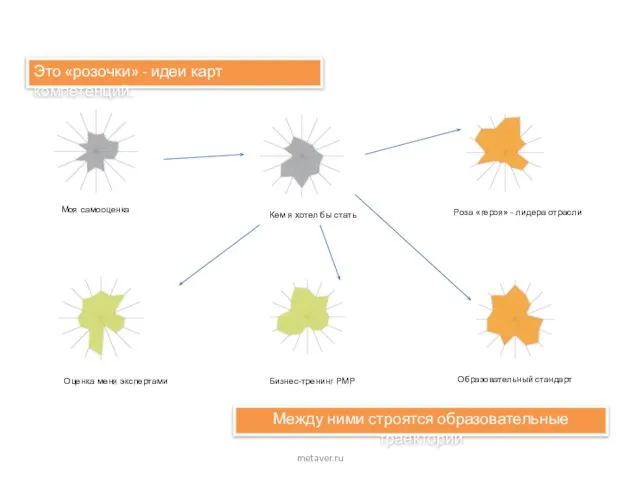 metaver.ru Это «розочки» - идеи карт компетенций. Моя самооценка Кем я