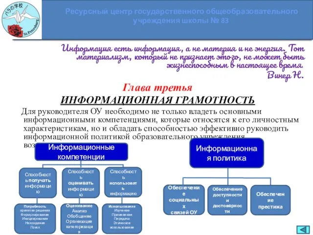 Информация есть информация, а не материя и не энергия. Тот материализм,