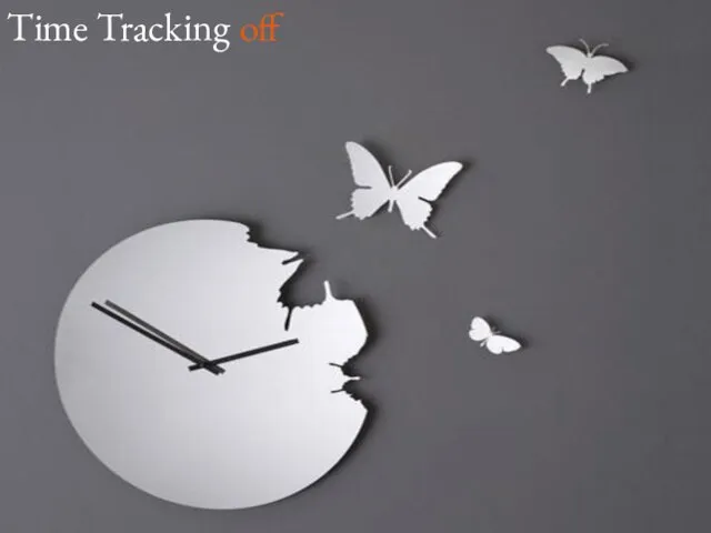 Time Tracking off