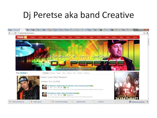 Dj Peretse aka band Creative