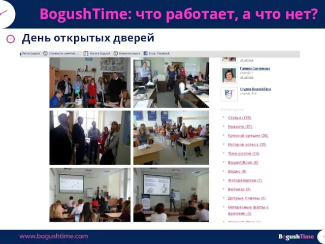 День открытых дверей BogushTime: что работает, а что нет?