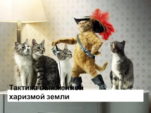 Тактика выжженной харизмой земли 26.11.2011 twitter @op