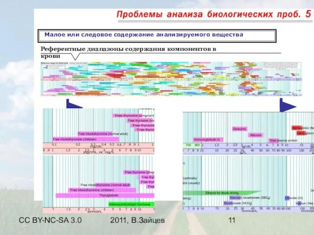 CC BY-NC-SA 3.0 2011, В.Зайцев Малое или следовое содержание анализируемого вещества