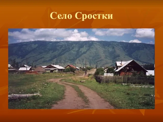 Село Сростки