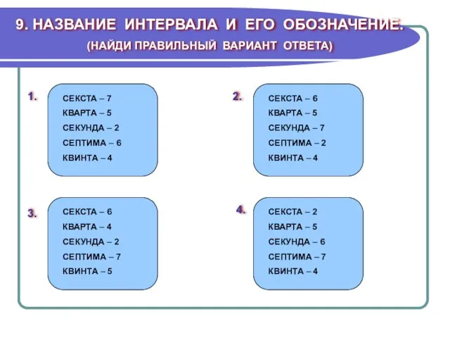 СЕКСТА – 7 КВАРТА – 5 СЕКУНДА – 2 СЕПТИМА –