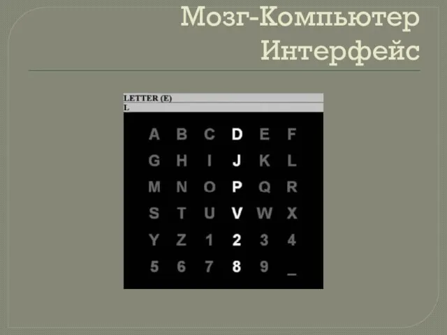 Мозг-Компьютер Интерфейс