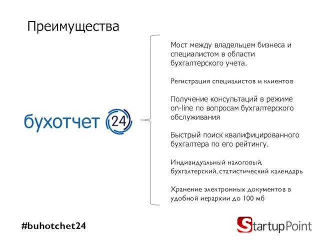 Преимущества Мост между владельцем бизнеса и специалистом в области бухгалтерского учета.