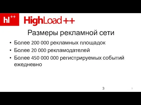 Размеры рекламной сети Более 200 000 рекламных площадок Более 20 000