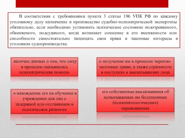 В соответствии с требованиями пункта 3 статьи 196 УПК РФ по