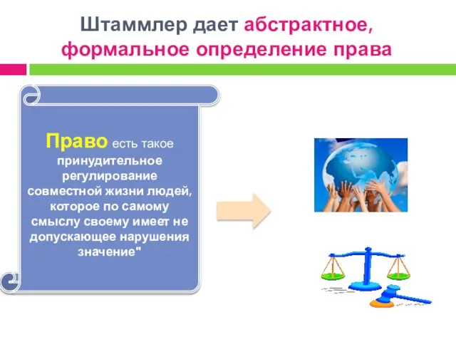 Право есть такое принудительное регулирование совместной жизни людей, которое по самому