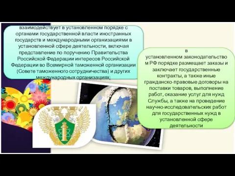 взаимодействует в установленном порядке с органами государственной власти иностранных государств и