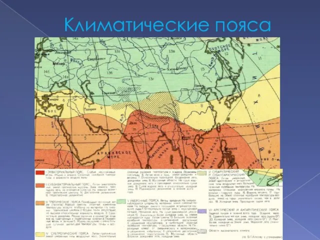 Климатические пояса