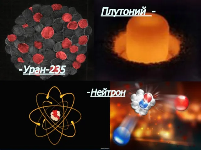 -Уран-235 Плутоний - -Нейтрон