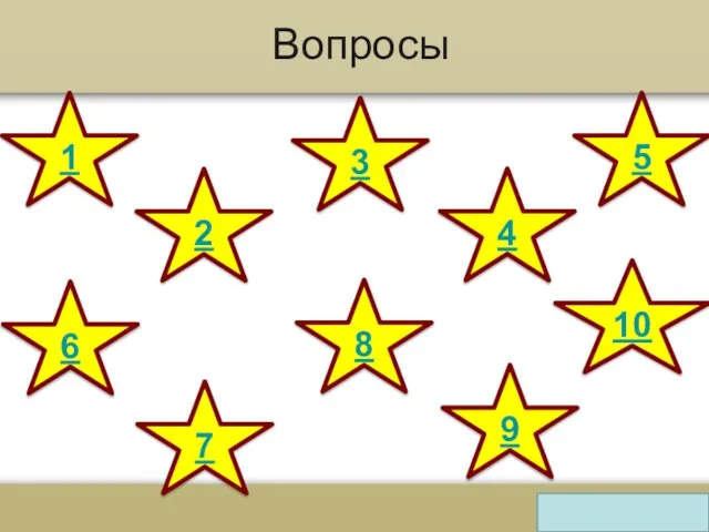 Вопросы 1 2 8 3 7 9 6 4 10 5