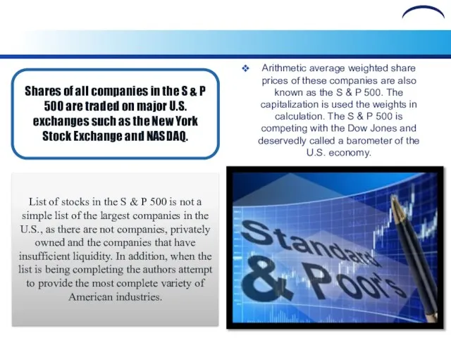 Arithmetic average weighted share prices of these companies are also known