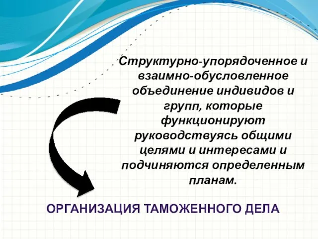 Структурно-упорядоченное и взаимно-обусловленное объединение индивидов и групп, которые функционируют руководствуясь общими