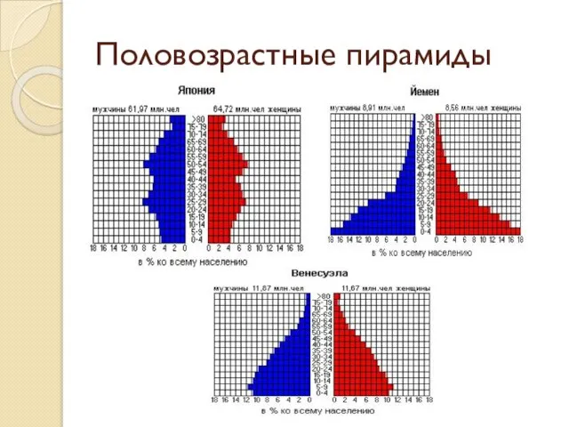 Половозрастные пирамиды