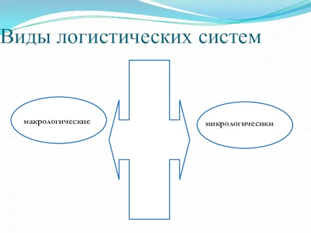 Виды логистических систем макрологические микрологичесикие