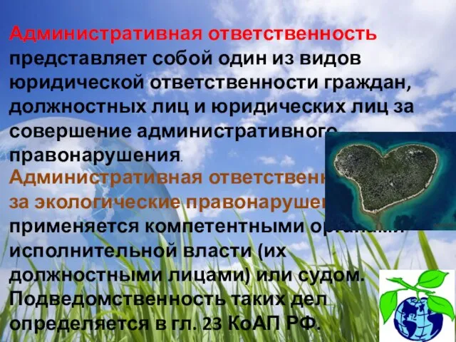 Административная ответственность представляет собой один из видов юридической ответственности граждан, должностных