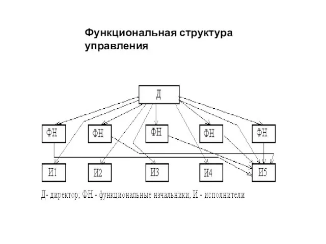 Функциональная структура управления