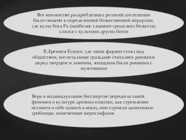 Все множество раздробленных религий постепенно было сведено к определенной божественной иерархии,