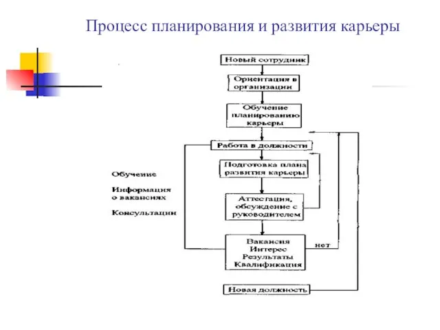 Процесс планирования и развития карьеры