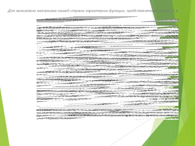 Для налогового механизма нашей страны характерны функции, представленные на рис. 6.6.