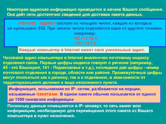 Некоторая адресная информация приводится в начале Вашего сообщения. Она даёт сети