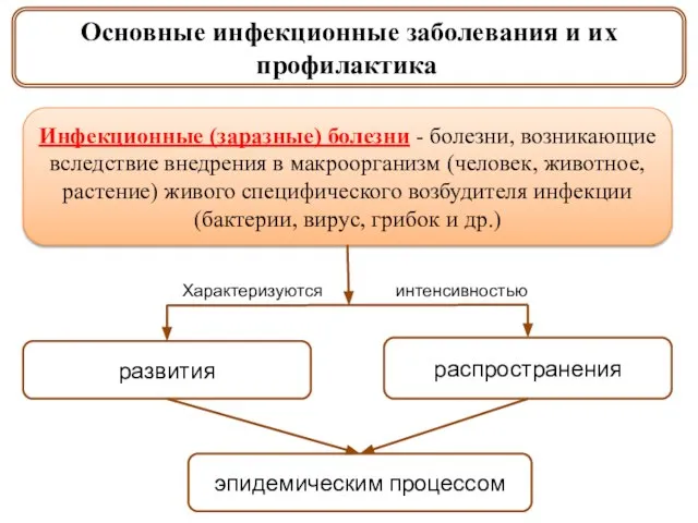 Основные инфекционные заболевания и их профилактика. Инфекционные (заразные) болезни - болезни,