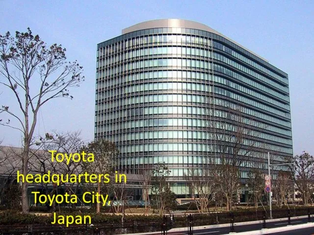 Toyota headquarters in Toyota City, Japan