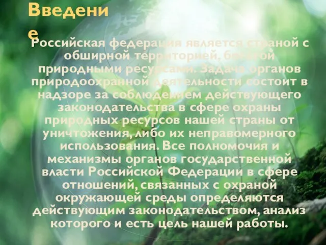 Российская федерация является страной с обширной территорией, богатой природными ресурсами. Задача