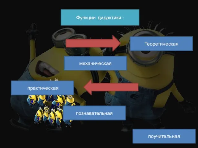 Функции дидактики : Теоретическая поучительная познавательная практическая механическая