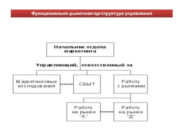 Функционально-рыночная оргструктура управления