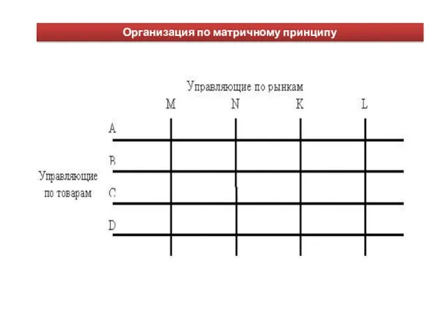 Организация по матричному принципу