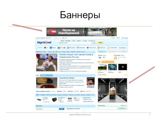 Баннеры www.VBond.Kiev.ua