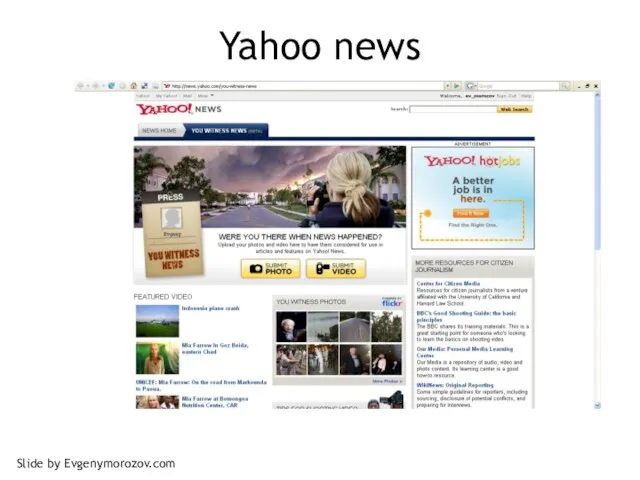 Yahoo news Slide by Evgenymorozov.com